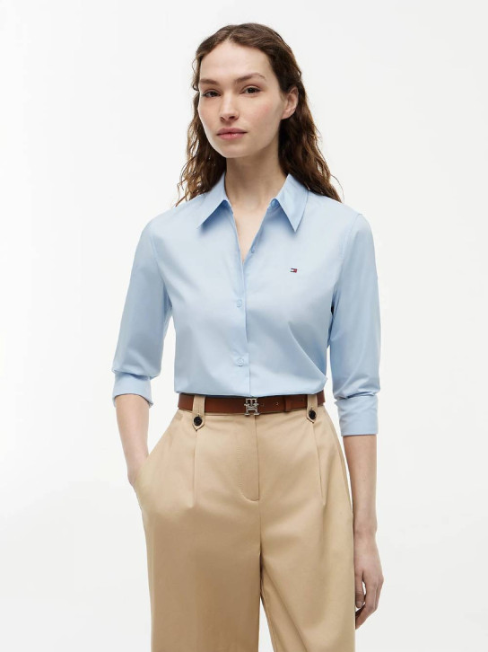 Tommy Hilfiger dámská modrá košile