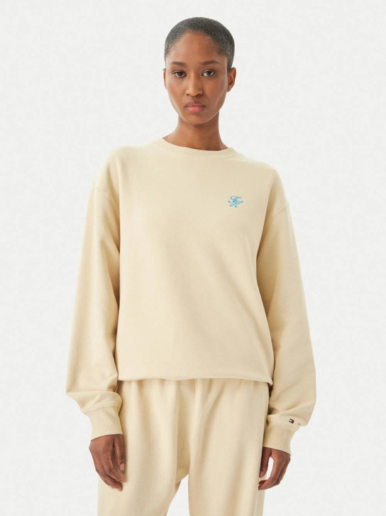 Tommy Hilfiger dámská béžová mikina 