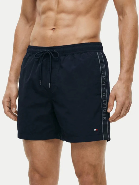 Tommy Hilfiger pánské tmavě modré plavky