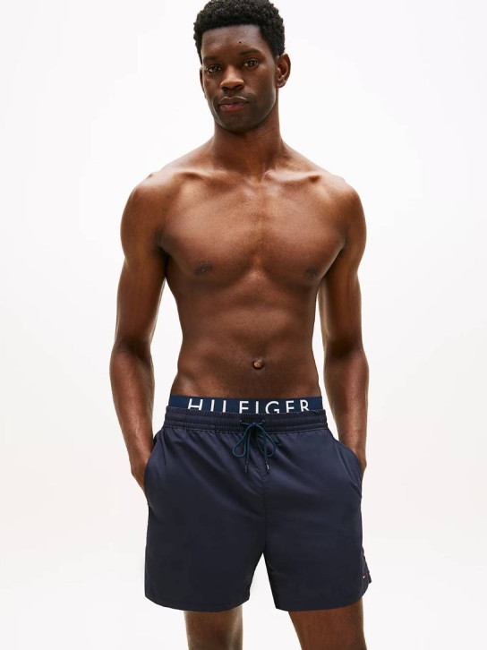 Tommy Hilfiger pánské tmavě modré plavky