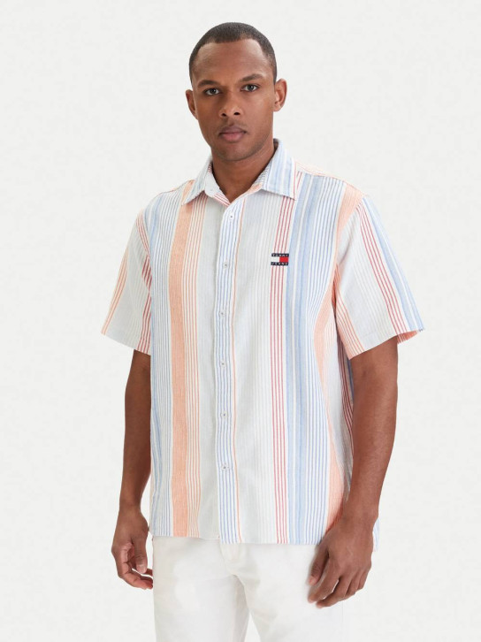 Tommy Jeans pánská pruhovaná košile