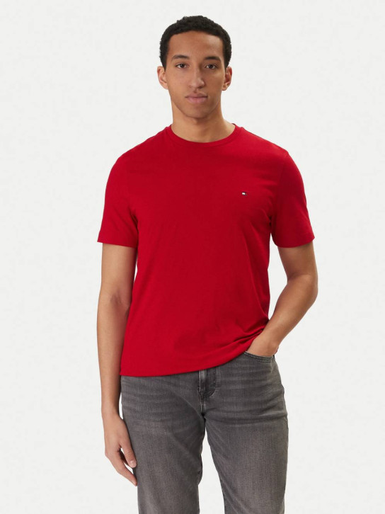 Tommy Hilfiger pánské červené tričko