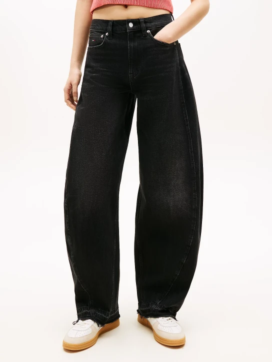 Tommy Jeans dámské černé džíny