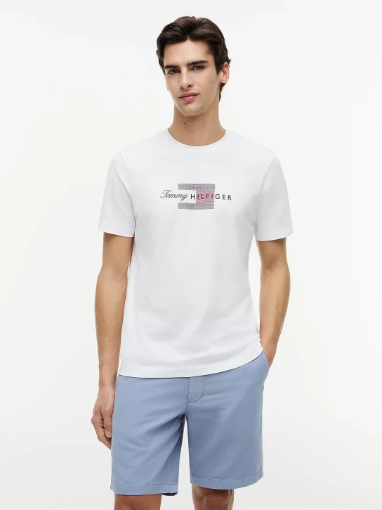Tommy Hilfiger pánské bílé tričko