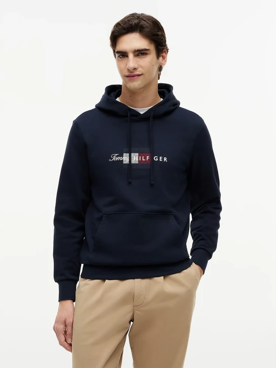 Tommy Hilfiger pánská tmavě modrá mikina