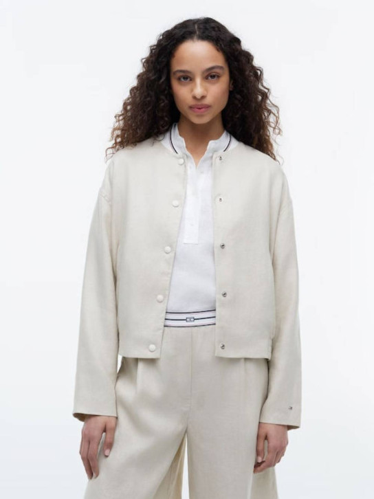Tommy Hilfiger dámský lněný bomber