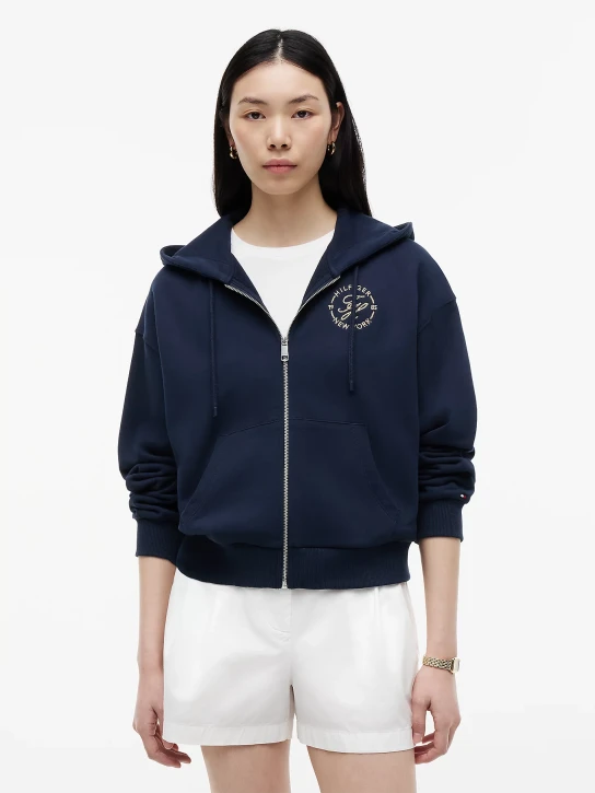 Tommy Hilfiger dámská tmavě modrá mikina
