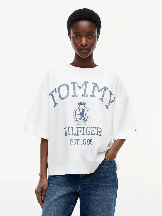 Tommy Hilfiger dámské bílé tričko