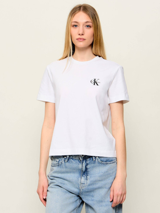 Calvin Klein dámské bílé tričko