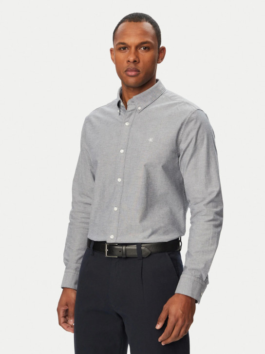 Calvin Klein pánská modrá košile