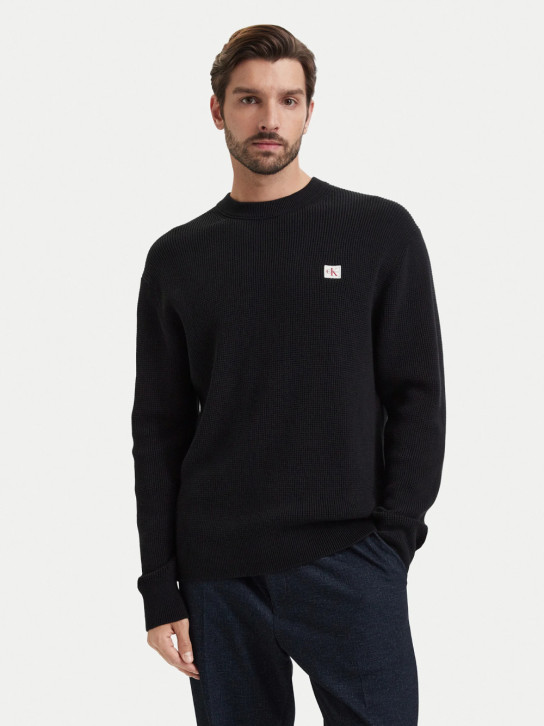 Calvin Klein pánský černý svetr