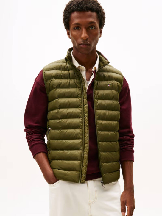 Tommy Hilfiger pánská  khaki vesta