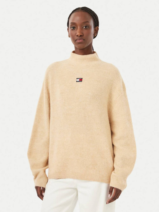 Tommy Jeans dámský béžový svetr