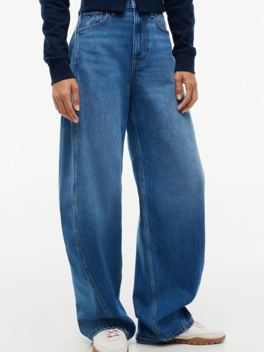 Tommy Jeans dámské modré rifle 