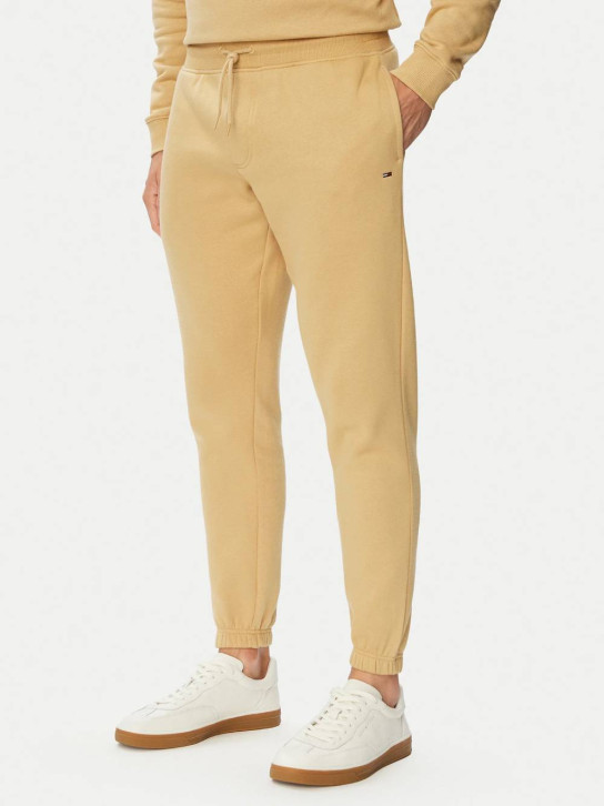 Tommy Jeans pánské béžové tepláky