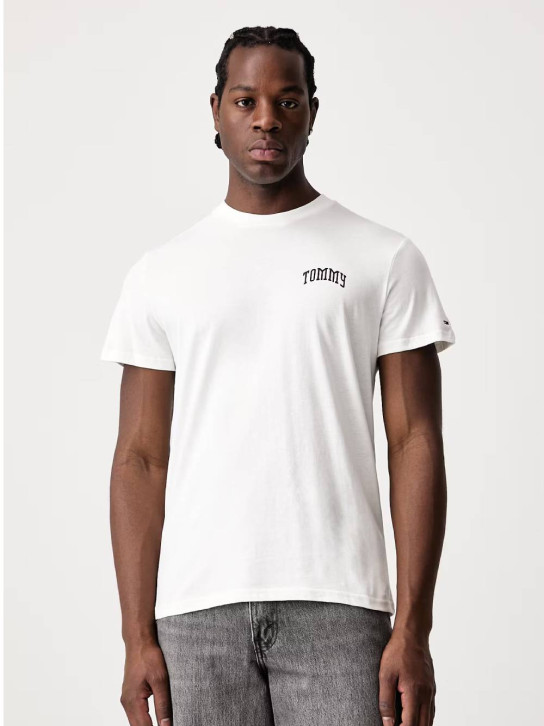 Tommy Jeans pánské bílé tričko