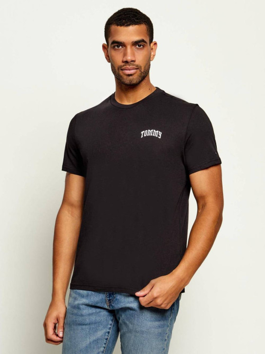 Tommy Jeans pánské černé triko