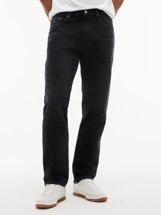 Tommy Jeans pánské černé džíny