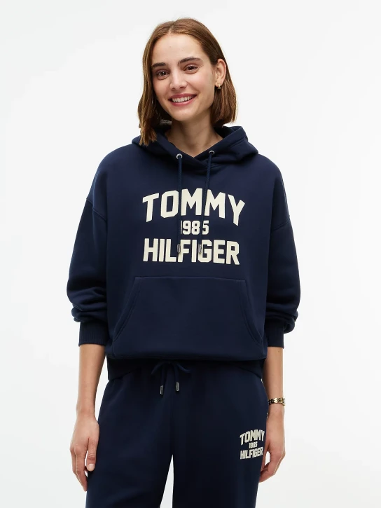 Tommy Hilfiger dámská tmavě modrá mikina