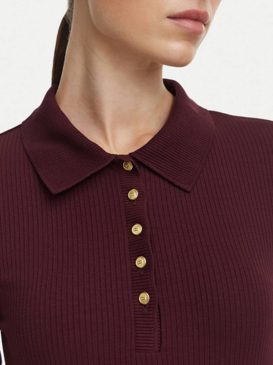 Tommy Hilfiger dámské vínové  šaty