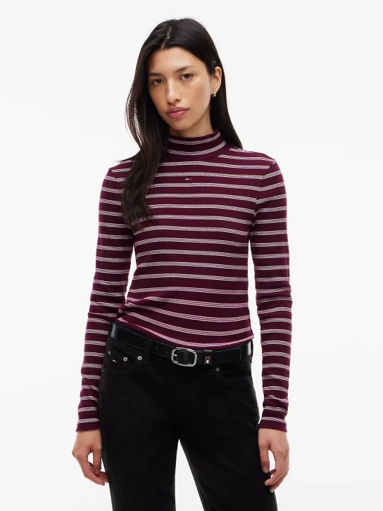 Tommy Jeans dámský pruhovaný rolák