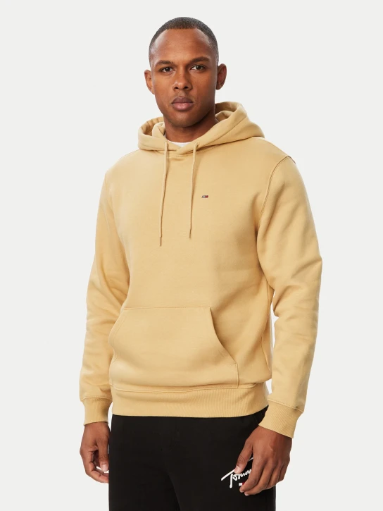 Tommy Jeans pánská béžová mikina