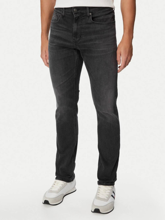 Tommy Jeans pánské šedé džíny