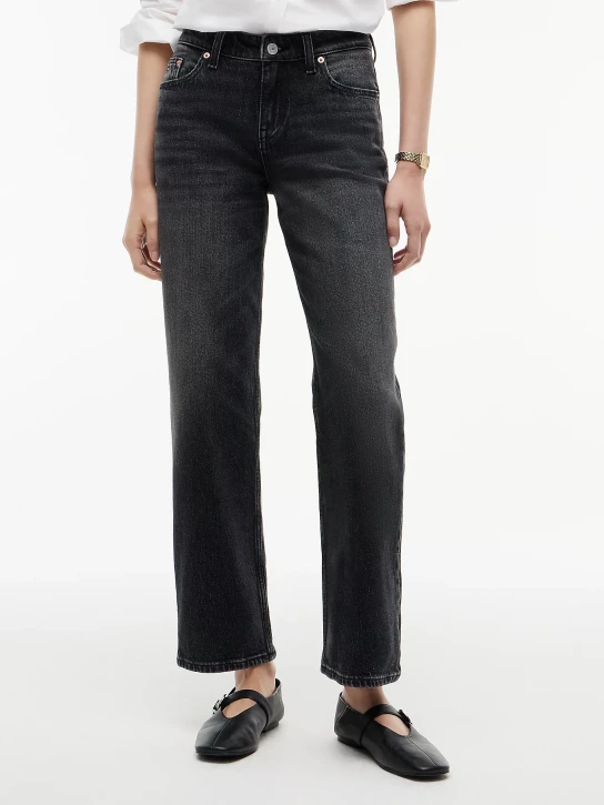 Tommy Jeans dámské černé džíny