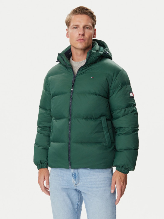 Tommy Jeans pánská zelená bunda