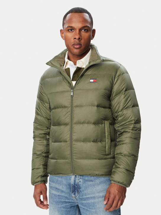 Tommy Jeans pánská zelená bunda