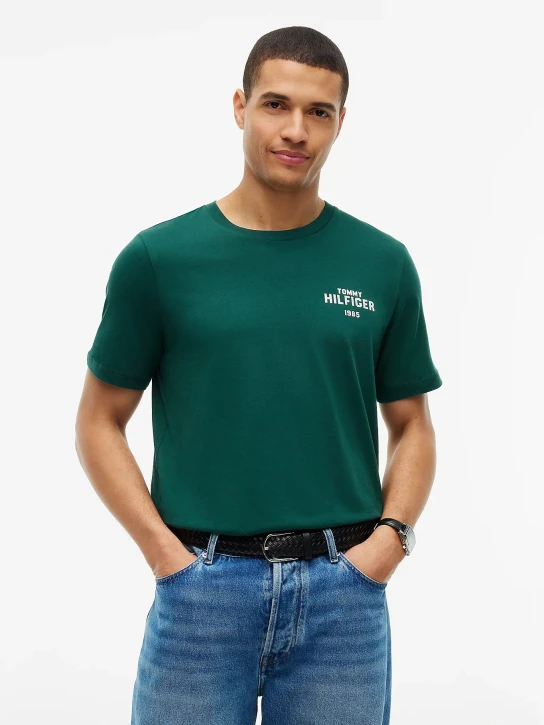 Tommy Hilfiger pánské zelené tričko