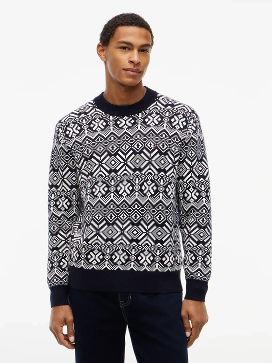 Tommy Hilfiger pánský vzorovaný svetr