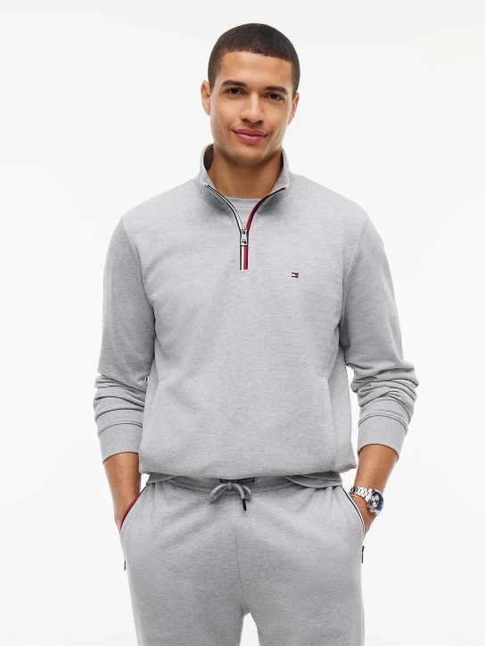 Tommy Hilfiger pánská šedá mikina