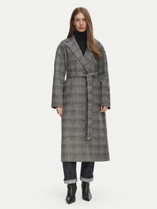 Tommy Hilfiger dámský šedý kabát