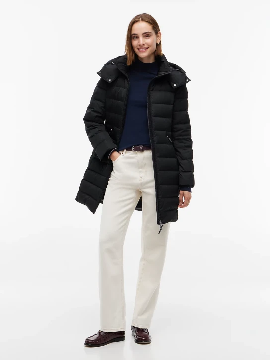 Tommy Hilfiger dámská černá péřová bunda