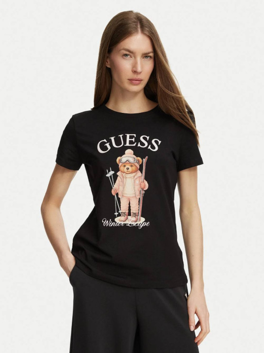 Guess dámské černé tričko