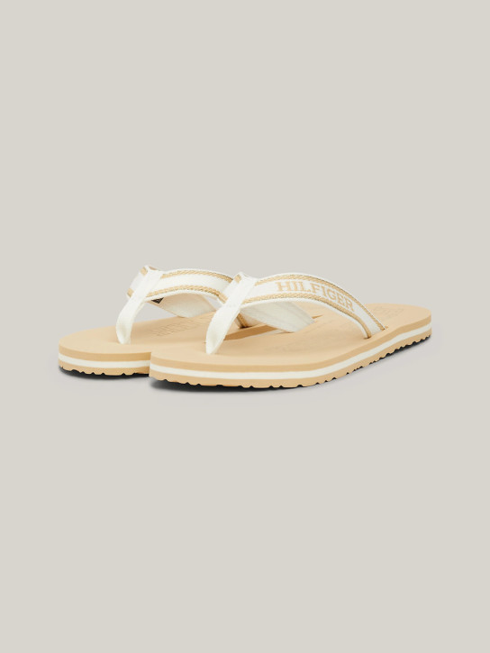 Tommy Hilfiger dámské béžové žabky