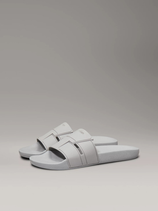 Calvin Klein pánské šedé pantofle