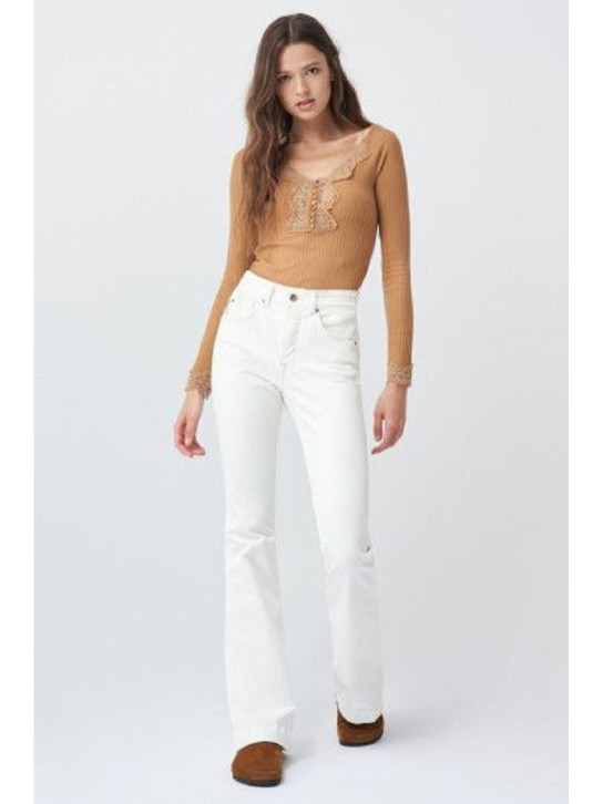  Salsa Jeans dámské hnědé tričko