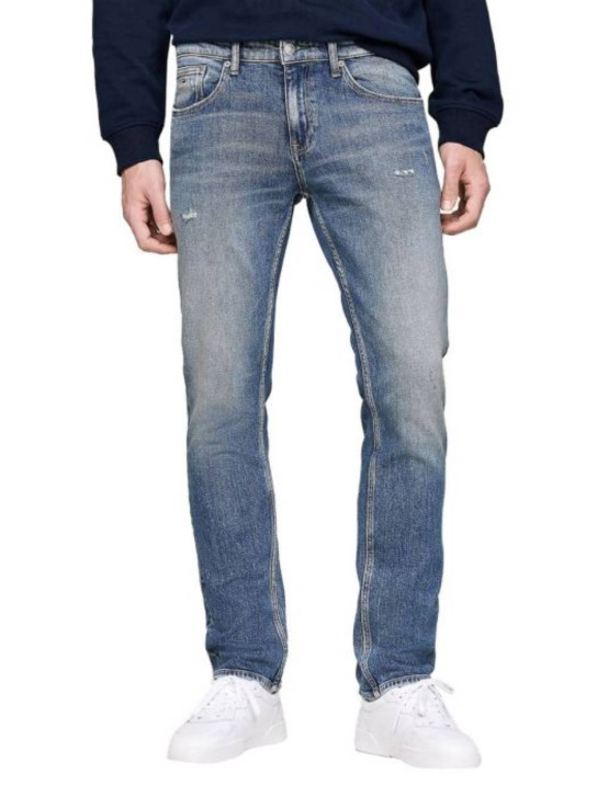 Tommy Jeans pánské modré džíny