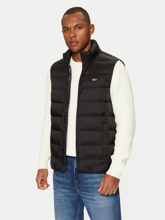 Tommy Jeans pánská černá vesta