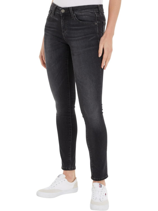 Tommy Jeans dámské černé džíny