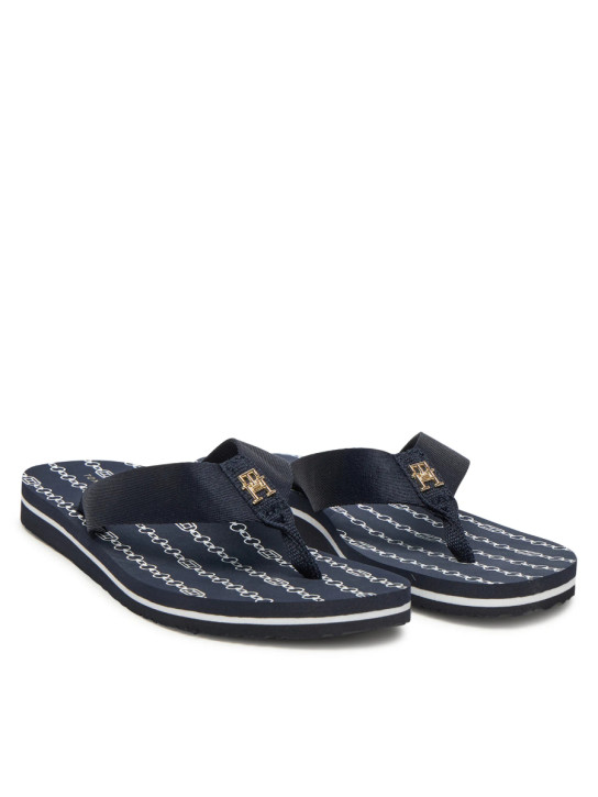 Tommy Hilfiger dámské tmavěmodré žabky