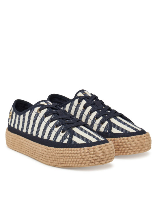 Tommy Hilfiger dámské tmavomodro krémové tenisky