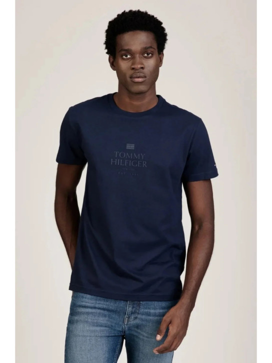   Tommy Hilfiger pánské tmavě modré tričko