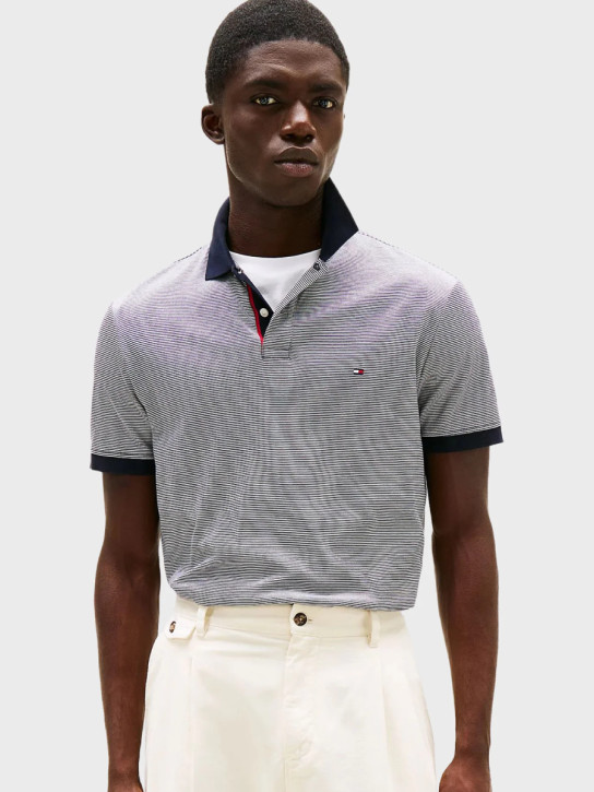 Tommy Hilfiger pánské pruhované polo tričko