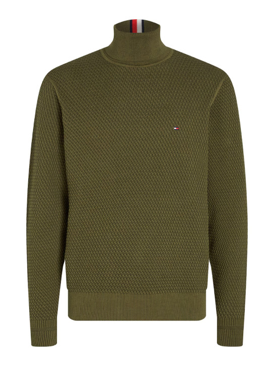 Tommy Hilfiger pánský zelený svetr