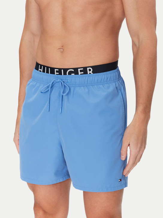 Tommy Hilfiger pánské modré plavky