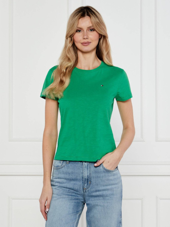 Tommy Hilfiger dámské zelené tričko