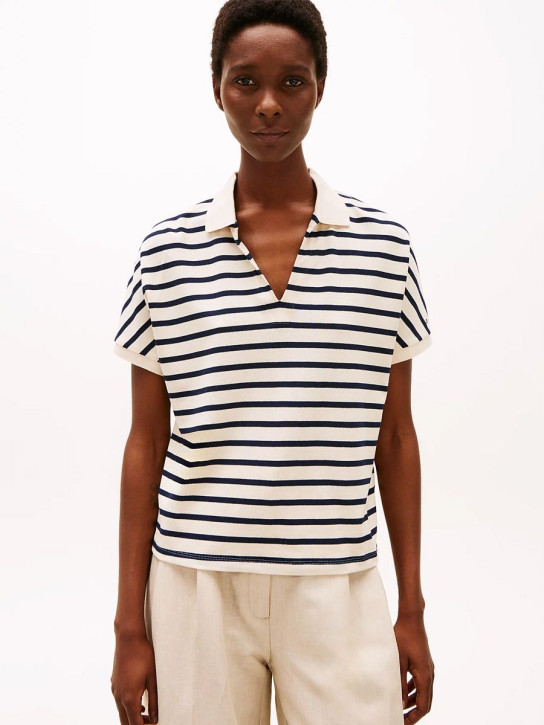 Tommy Hilfiger dámské pruhované polo tričko